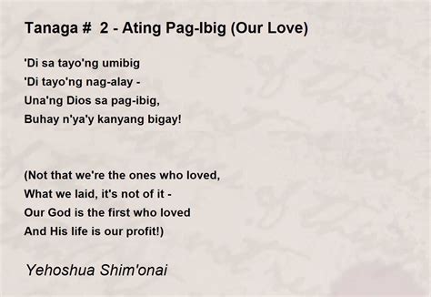 tanaga example|haiku about family tagalog.